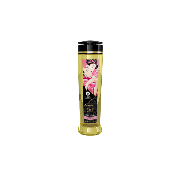 Huile de massage aphrodisiaque à la rose 240ml 